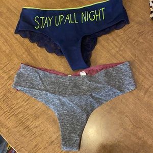 VS Pink lace back, both size XS! NWT!